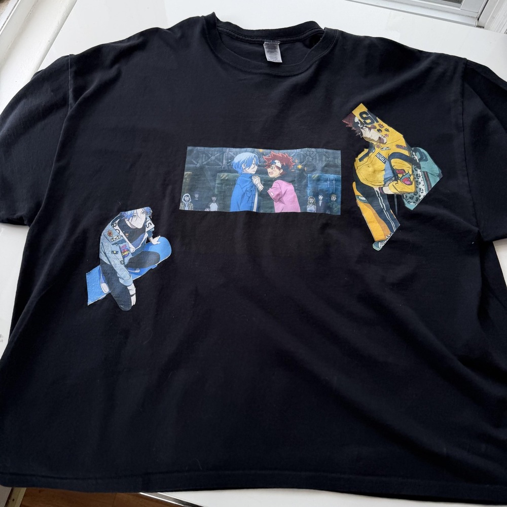SK8 the Infinity Shirt Mens 3XL Black Anime Graphic Double Sided Gildan Cotton - Picture 9 of 16